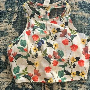 Fabletics Floral Racerback Women's Top size small